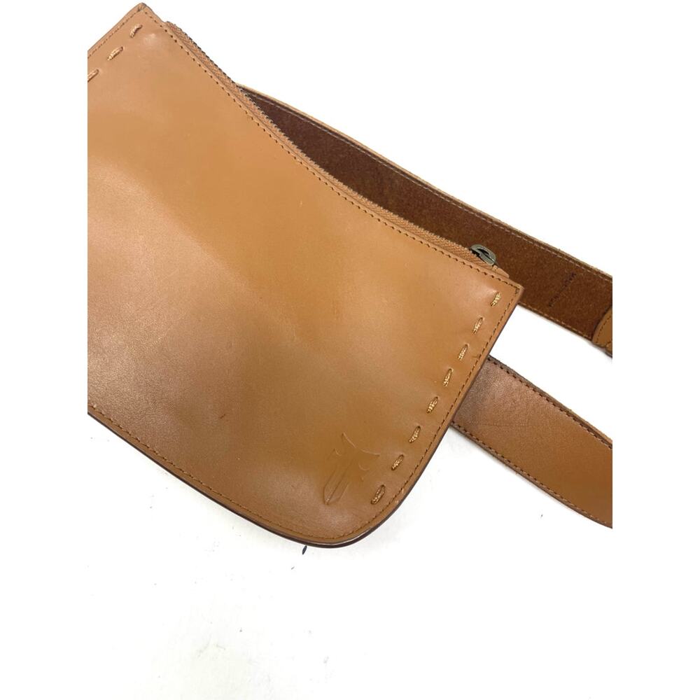 Frye Saddle Brown Leather Shoulder Bag